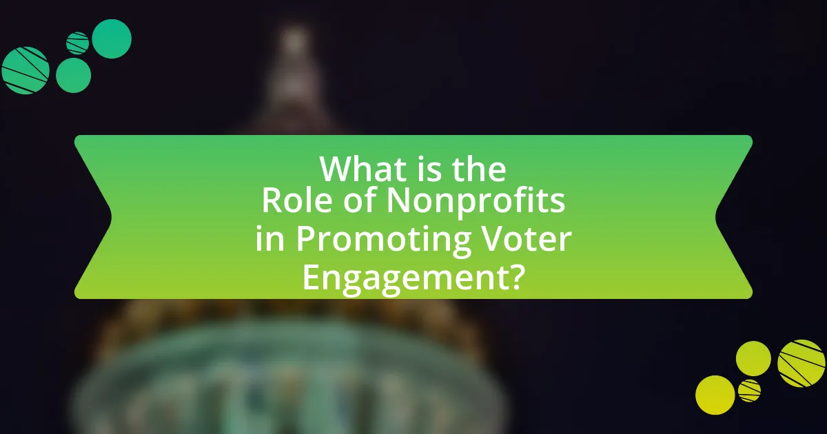 What is the Role of Nonprofits in Promoting Voter Engagement?
